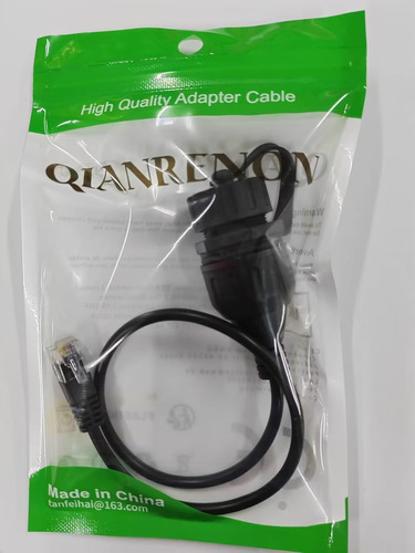 Qianrenon Rj11/rj12 6p6c Conector Impermeable De Montaje ...