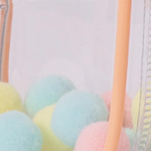 2 Estuche Para Mini Muñecas, Bolsa De Pvc Rosa Melocotón