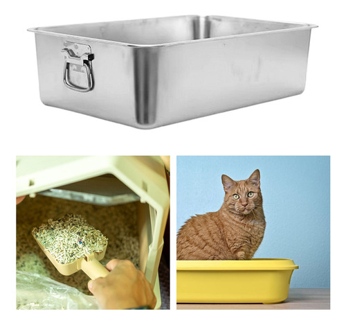 Caixa De Maca De Gato À Prova De Ferrugem De 40cmx30cmx10cm