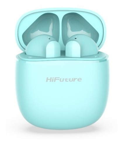 Auriculares in-ear inalámbricos HiFuture TWS ColorBuds azul con luz LED