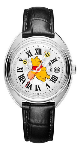 Reloj Vintage De Cuarzo Con Números De Disney En Piel A