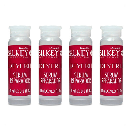 Silkey Deyerli Ampolla Serum Reparador Hair Revive 4u 10ml