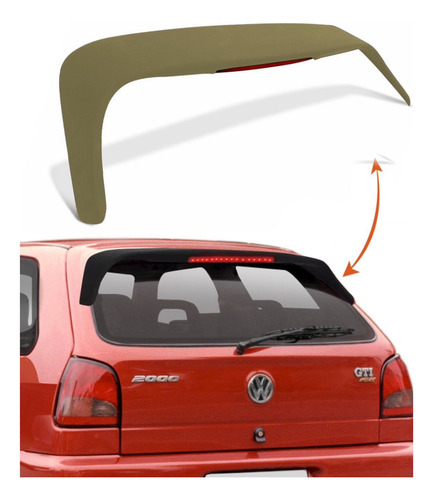Aerofólio Gol Bola Gti Cl Gl Tsi 1996/2002 Com Break Light 