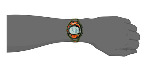 Reloj Deportivo Timex Ironman Sleek 50 Orange Camo Stopwatch