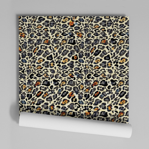 Imagem 3 de 9 de Papel De Parede Adesivo Animal Print Tigre Felino Onça Ap-10