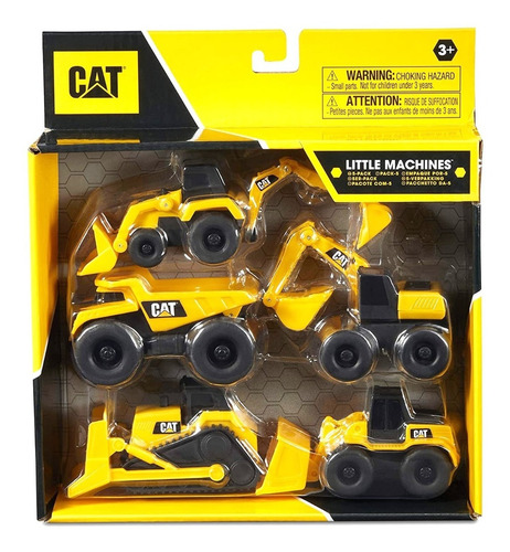 Set De Mini Maquinas (5) Caterpillar® Cat ®