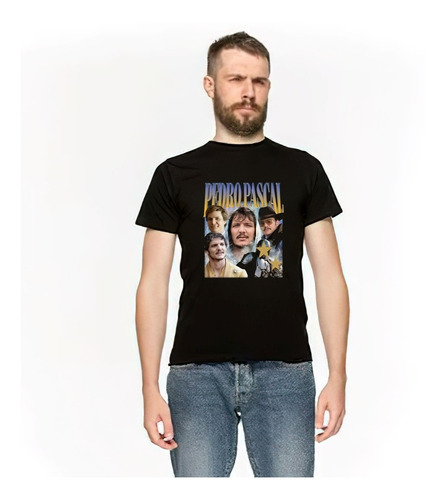 Playera Pedro Pascal Para Hombre Joel The Last Mando Punch