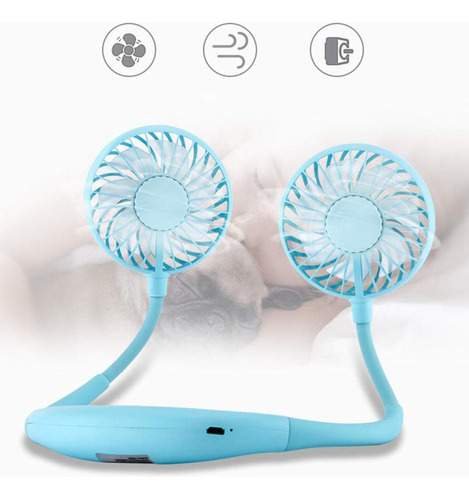 Ventilador Portátil De Cuello Manos Libres