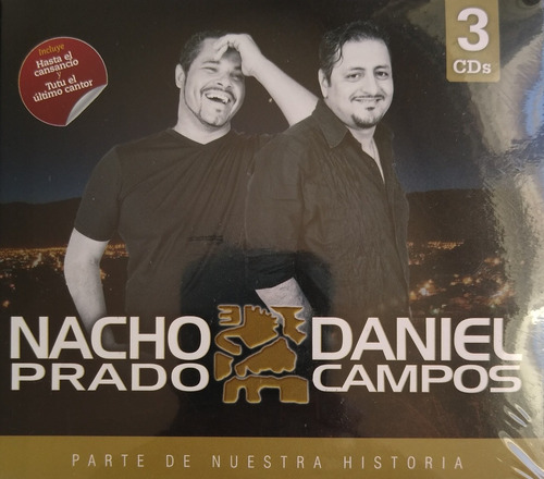 Daniel Campos Y Nacho Prado Album Con 3 Cd Nuestra Historia 