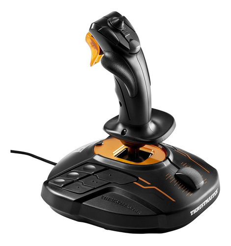 Control joystick Thrustmaster T.16000M FCS negro y naranja