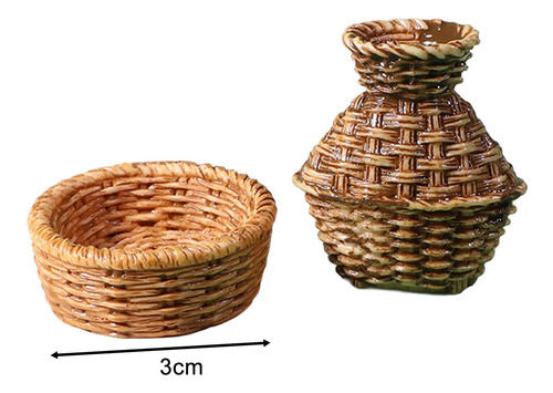 2 Paquete De 2-4 Muebles De Casa De Muñecas 1:12 2 Piezas