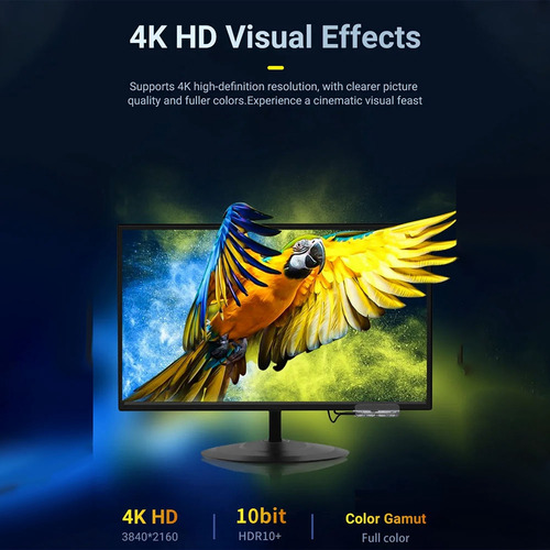 Adaptador Inalámbrico Hdtv Display Dongle 4k 30 Hz Hd Stream