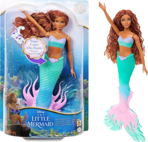 Mattel Disney La Sirenita Sing & Dream Ariel Fashion Doll