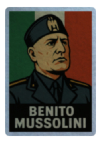 Parche Felpa De Coleccion 10cm Benito Mussolini Modelo 01 Historia Y Politica Internacional Benito Mussolini Modelo 01
