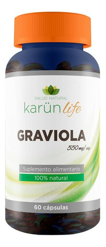 Graviola 60 Cápsulas  550 Mg