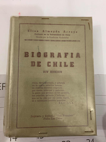 Biografía De Chile Elias Almeida Arroyo