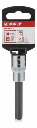Soquete Torx Macho Longo Gtx 1/2 T55 Gedore Red R62452219