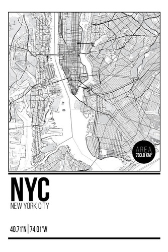 Láminas - Mapas De Ciudades (digital) Listas Para Imprimir