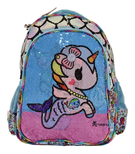 Tokidoki - Mochila - 9004-2 Lentejuela Reversible (2 Vistas)