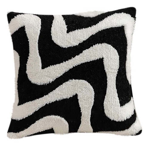 Funda De Almohada En T De Terciopelo Con Forma De Copo De Ni