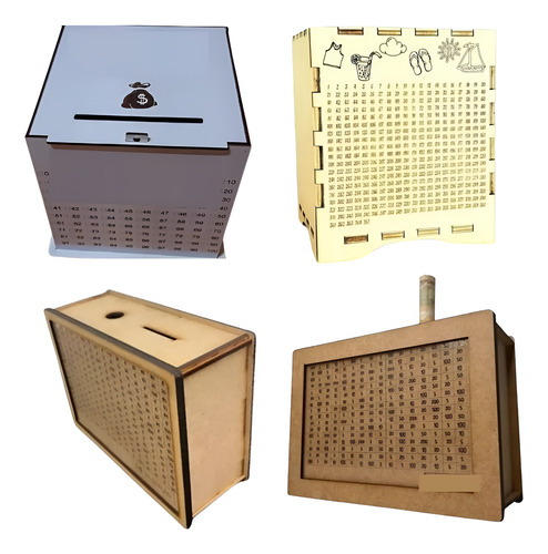 Arquivos Vetores Cofre Desafio 10 Mil Corte Laser Mdf