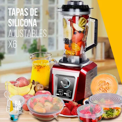 El Maestro de los Precios Bajos. Set tapas de silicona ajustables 6 unidades