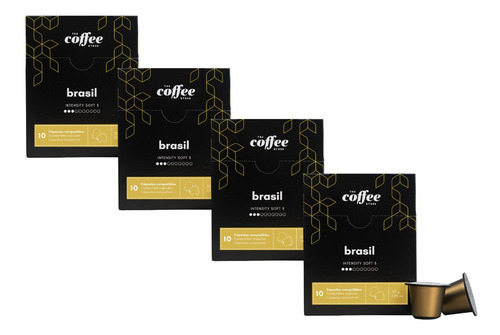 4 Cajas De 10 Capsulas C/u The Coffee Para Nespresso