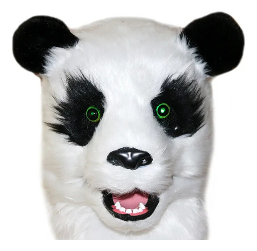 Nova Máscara De Panda Cos Head, Brilhante, Com Design Ani