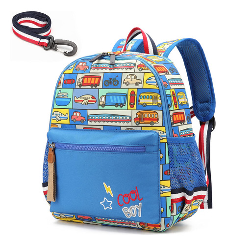 Willikiva Mochila De Jardin De Infantes De Cartoon Bus 12 Pa