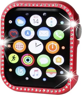 Funda Para Apple Watch Series 6/5/4/se 44 Mm (diamante Rojo)