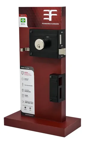 Fechadura Portão Sobrepor 1130 Zcr 100mm 3f | MercadoLivre
