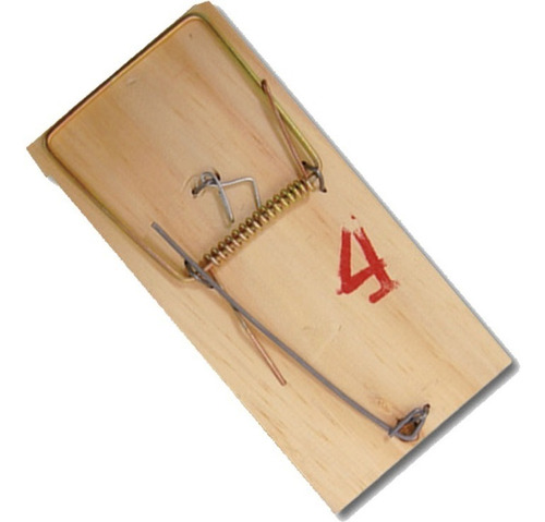 Ratoeira De Madeira N.04 Com 12 Unidades