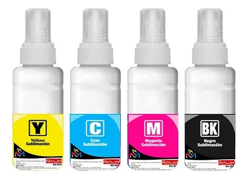 Pack 4 Tintas Sublimacion Compatible Epson T544 L3210