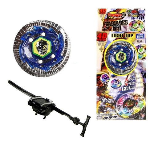 Kit 2 Beyblade Burst+ 2 Beyblade Metal Led + Arena Beyblade