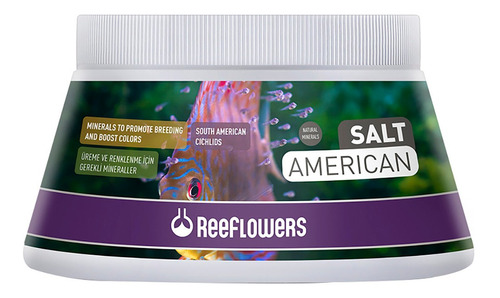 Sal Mineral Reeflowers Saltamerican 250g Para Acarás Disco