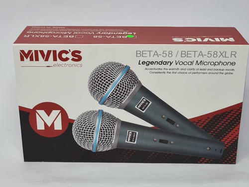 Micrófono De Mano Mivic's Beta-58