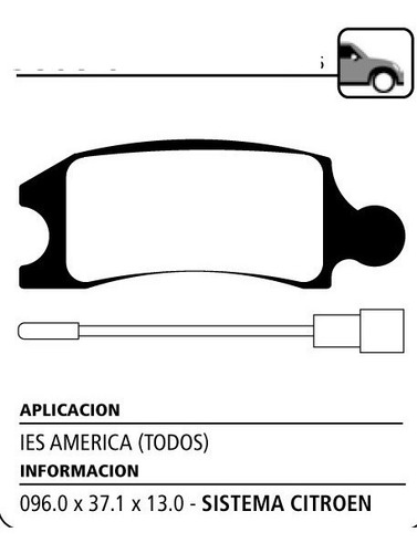 Juego Pastillas De Freno Delanteras Litton Ies America