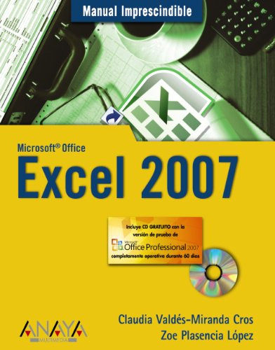 Libro Excel 2007 De Claudia Valdes-miranda Cros