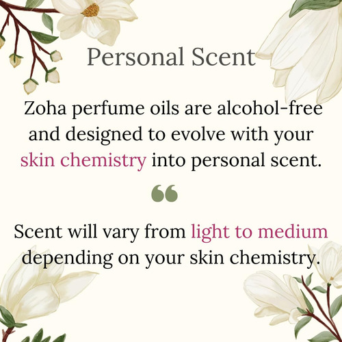 Perfume Zoha Secret White Musk Para Mulheres E Homens 10ml