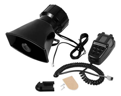 Bocina De Sirena 12 V 120 Db 7 Sonidos Para Vehículo