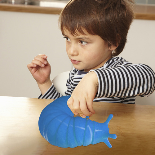 Un Juguete Infantil Fidget Slug Impreso En 3d, Amigable Y Ar
