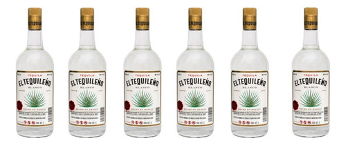Pack De 6 Tequila Tequileño Blanco 1 L