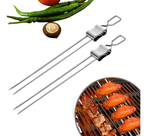 Küchenprofi Set 2pinchos Para Barbacoa Acero Inox 18/10 40cm