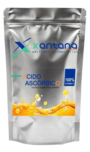 Vitamina C En Polvo Pura/ácido Ascorbico Puro -  X 1/2 Kg Sabor Neutro