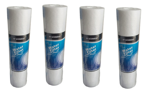 Filtros De Sedimentos Pp 10 X 2.5 Pack X 4 5 Micras