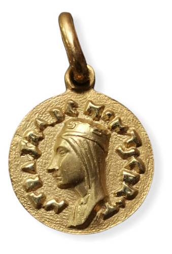 Medalla Oro 10k Montserrat #1175 Bautizo Comunión 