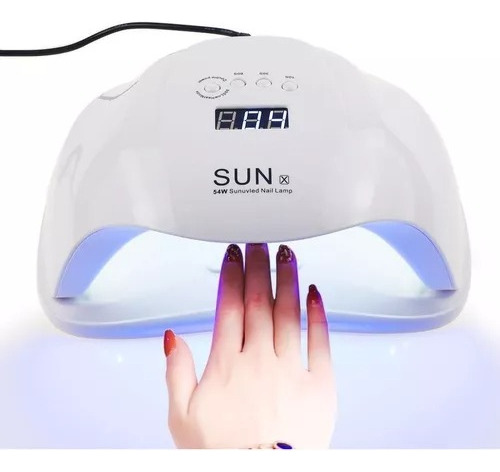 Lámpara Uñas Led-uv Sunx 54w Profesional