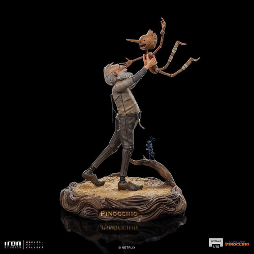 Estátua Gepeto E Pinóquio Deluxe Pinóquio - Art Scale 1/10