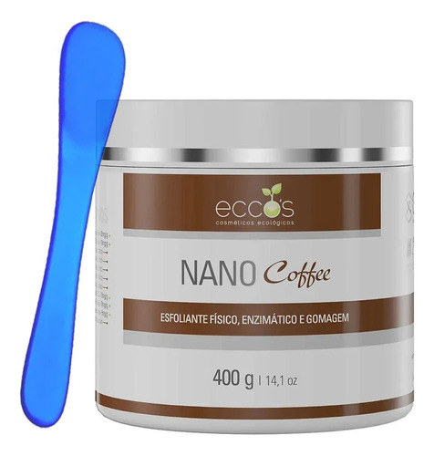 Nano Coffee 400g Eccos - Peeling Físico Corporal E Facial