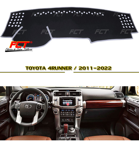 Cubre Tablero Premium / Toyota 4runner / 2011 2012 2013 2014